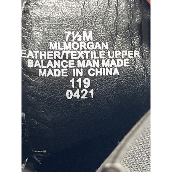 Marc Fisher LTD Morgan Black Leather Lug Sole Chelsea Boots 7.5 Chunky Platform - Picture 2 of 10